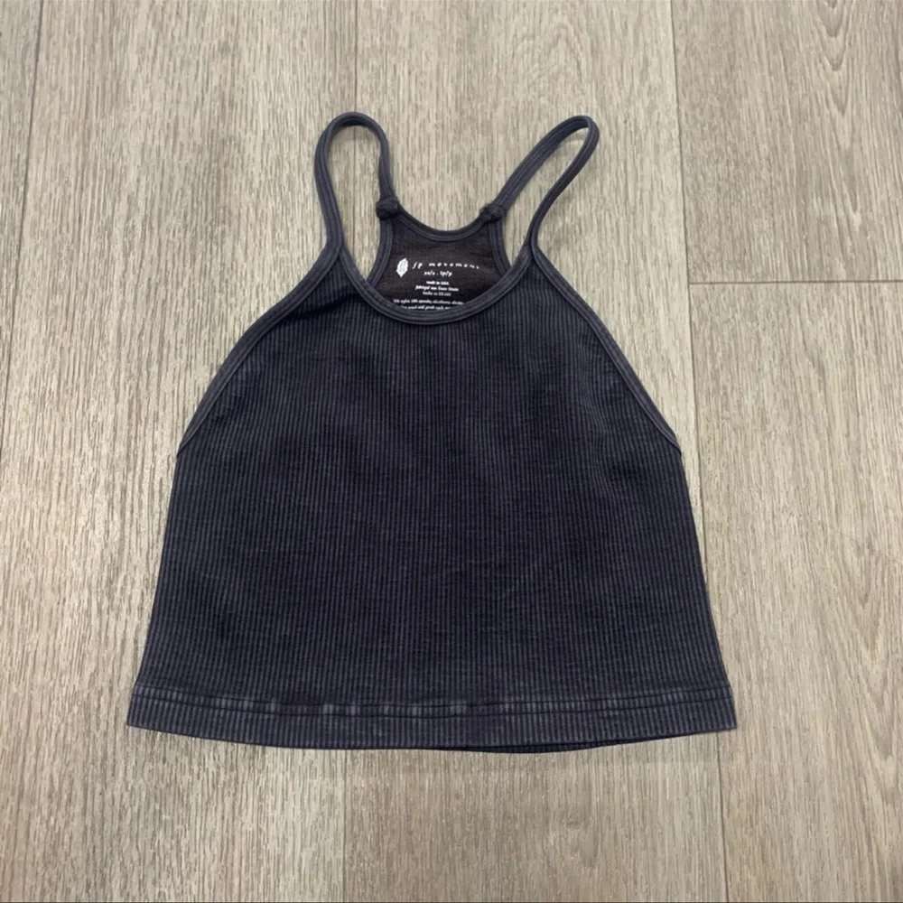 NEW Free People Happiness Runs Long Crop & Biker Short Set - Picture 5 of 10